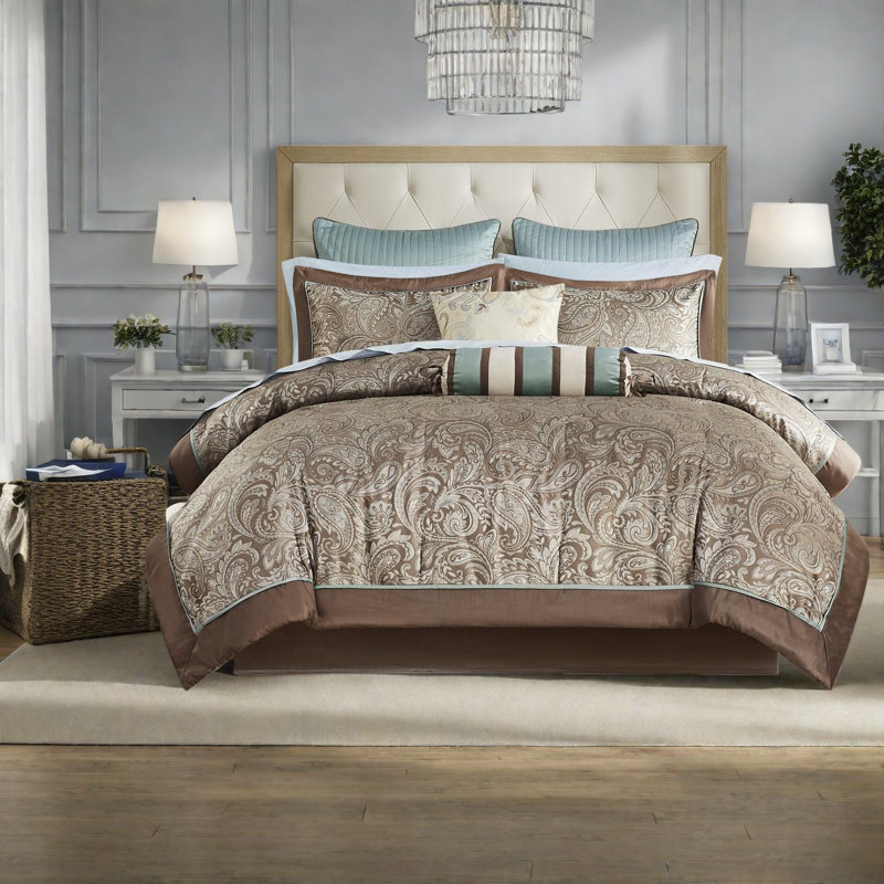 Ensemble complet de literie pour draps en coton, cachemire moderne pour la maison
