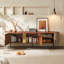 Luxury-modern high-end saddle leather TV cabinet-823269686
