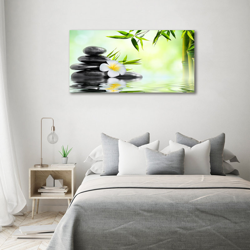Orchid And Bamboo - Wrapped Canvas Print