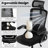 Ergonomic Office Chair, 400 LBS Computer Chairs with Adjustable Lumbar Support, Breathable Mesh Desk Chair, Ergonomic Chair with Thickened Cushion, Comfy Home Office Desk Chair (Black)-833227851-1051755833
