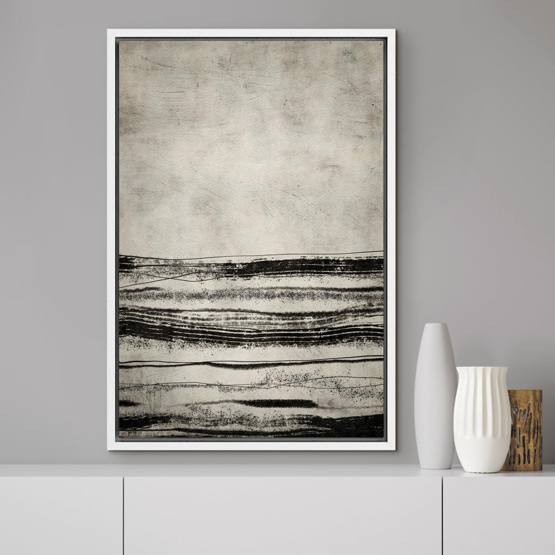 "Monochromes abstraits", Blanc, H 36 po x l 24 po