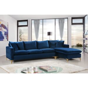 Willa Arlo Interiors Shumpert 2 - Piece Upholstered Sectional & Reviews ...