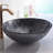 ANZZI Arc 16.5'' Gray Tempered Glass Circular Bathroom Sink