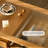 Solid wood and cherry wood coffee table