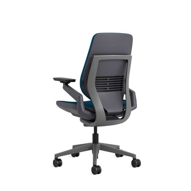 Steelcase Gesture Task Chair, Harbor, Dark, Hard Floor
