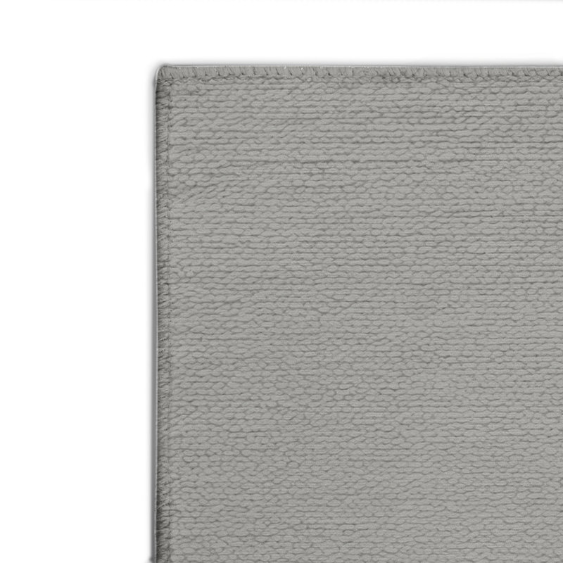 Tapis d'intérieur et extérieur gris uni, Rectangulaire 2 pi x 3 pi