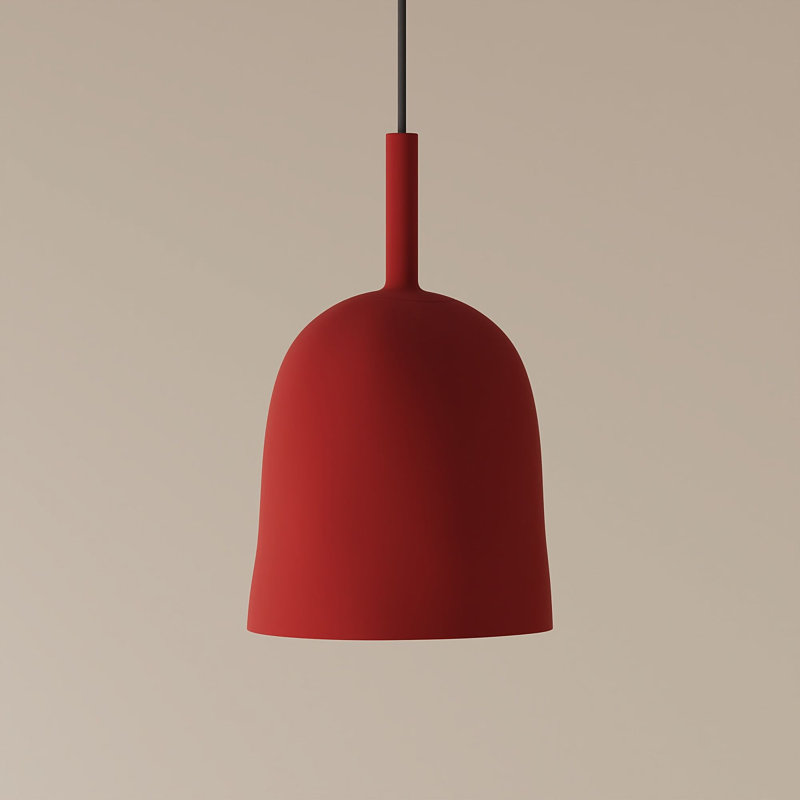 Vessel Pendant Light, Canyon, 18.5'' H x 9'' W x 9'' D, Black