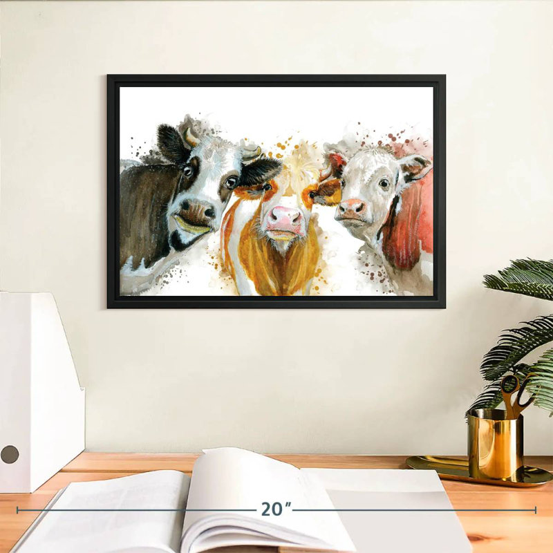 Livestock Cows Splash, 9" H x 13" W