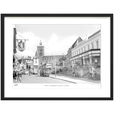 Diss, Market Place C1965 by Francis Frith - Single Picture Frame Print