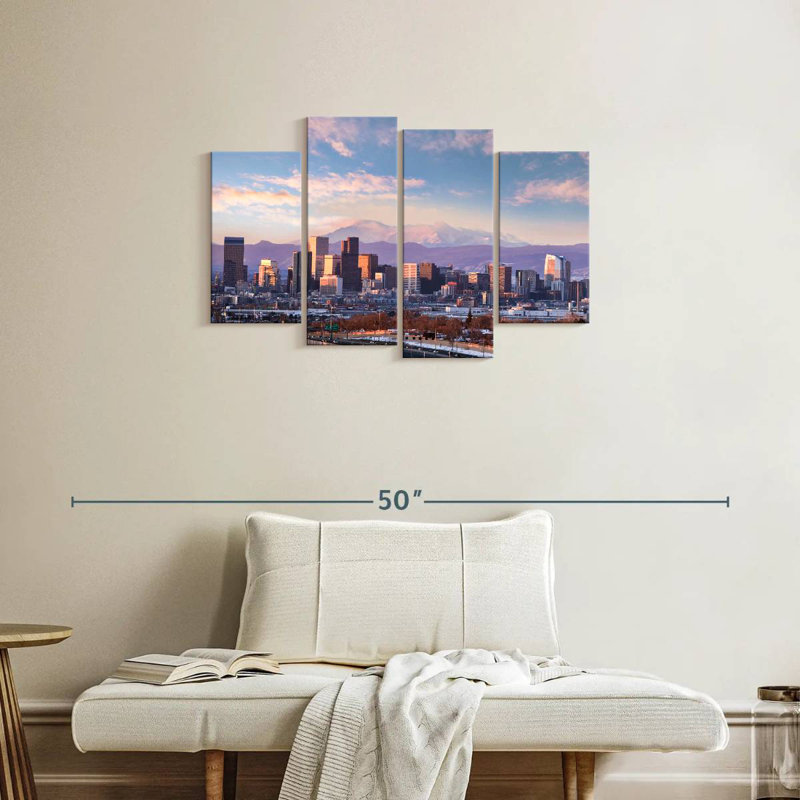 Nicci Denver Mountainous Skyline, 22" H x 36" W