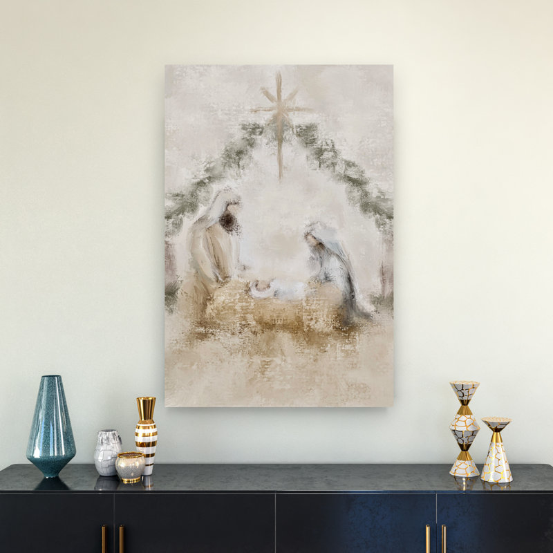«Night Divine Abstract Contemporary Landscape Nature», reproduction d'art murale, 36" H x 24" W
