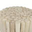 Table de bout cylindrique en bois massif