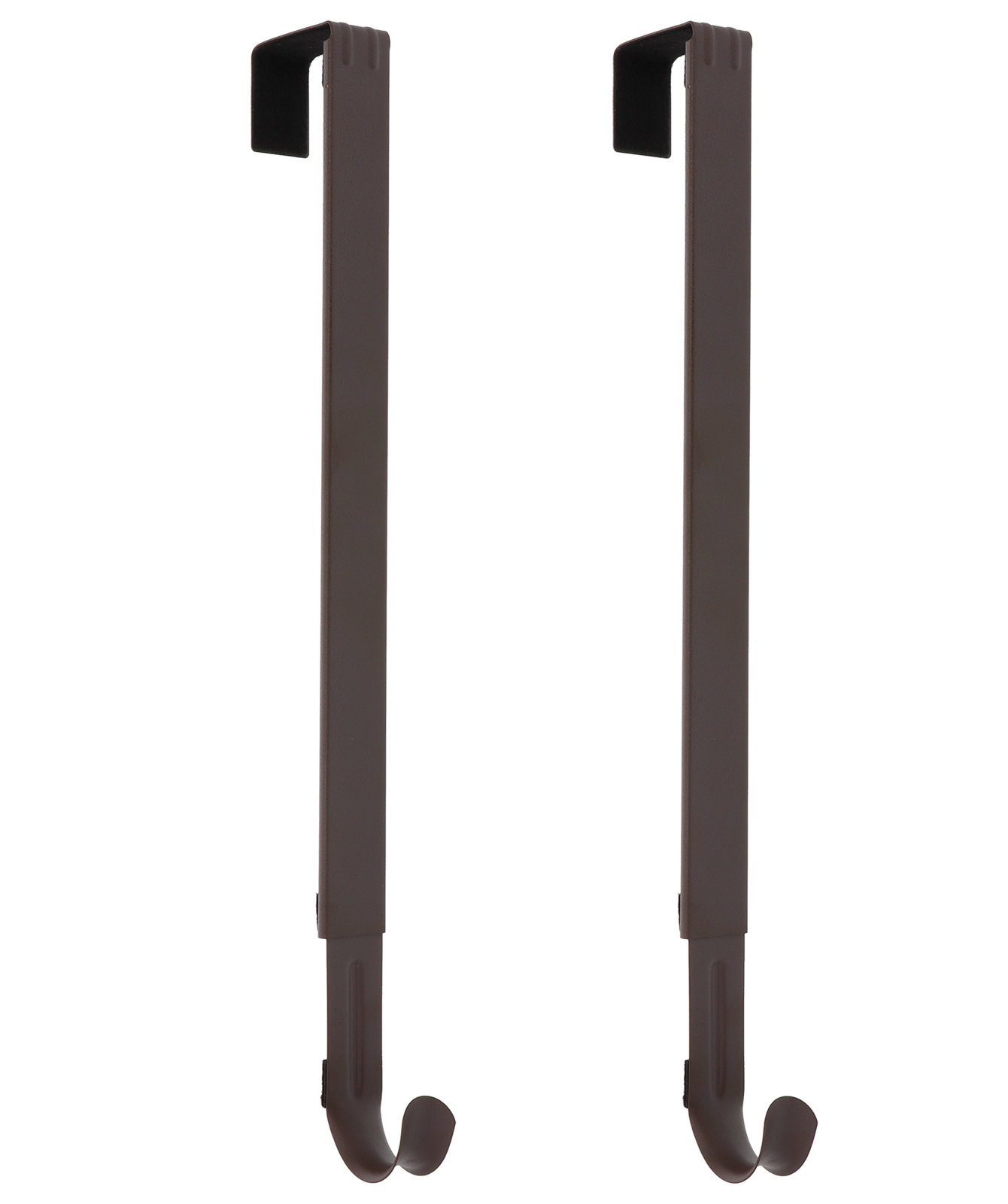 Adapt Adjustable Length Wreath Hanger, Matte Brown, 2