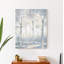 Reproduction d’art sur toile tendue jaune et bleu