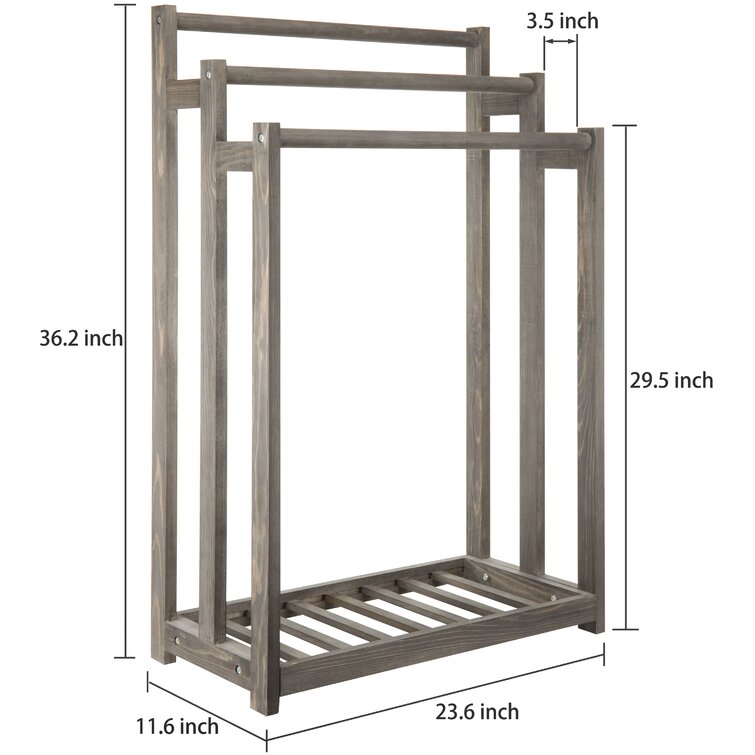 QIANXING 3 Tier Free Standing Towel Rack for Bathroom Display Rack