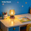 Lampe de table à pile avec minuterie automatique, veilleuse sans fil en verre pour décoration intérieure, chambre à coucher, cuisine, salle de bain et cadeau