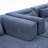 144" Upholstered Sofa Free-combined Sofa Couch-118401596