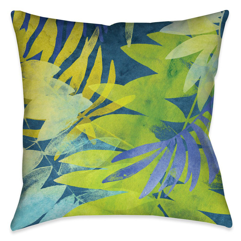 Housse et insert de coussin carré Brilliant Botanicals, 18 po x 18 po, Intérieur