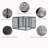 Sunny Yard Polyester Screen for Gazebo-84064820