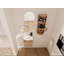 Meuble-lavabo à fermeture en douceur avec lavabo et support de rangement, 16 po pour petite salle de bain-686201320
