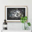 Cat Licking its Paw - Framed Print-56917432-56917442