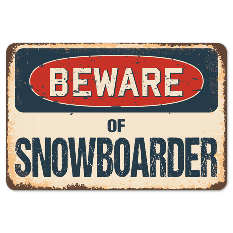 Decal-Snowboarder_Beware Of Snowboarder