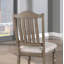 Chaises d'appoint de style transitionnel 2 pièces