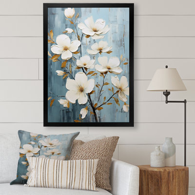 Paix bleue et blanche - impression