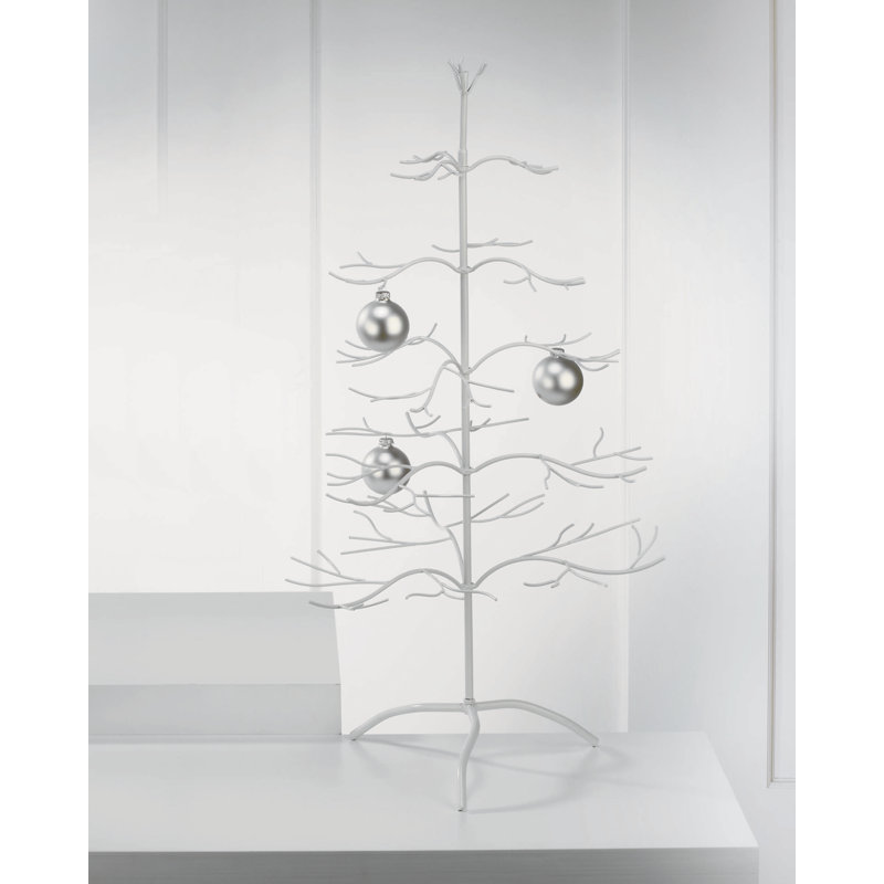 Decorative Ornament Tabletop Tree, White