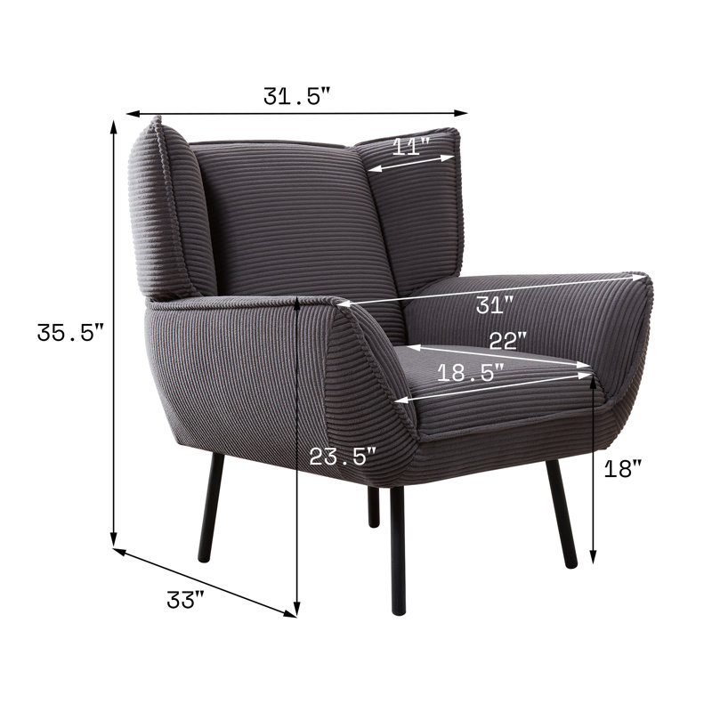 Canapé confortable avec siège 3 places Brynnly, Gris