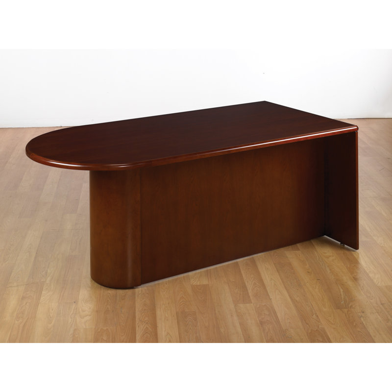 Ensemble de bureau à coque en U configurable avec huche Jusino