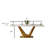 Modern 71" Dining Table Set With Sintered Stone Top And 6 Fully Assembled Chairs