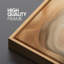 «Abstract Brown Strokes Relaxing Calm», impression sur toile encadrée surdimensionnée-111653586-111653588