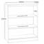 Brenay 103cm H x 85cm W Standard Bookcase-1707844965