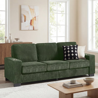 3 Seater Corduroy Sofa