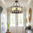 6 - Light Dimmable Drum Chandelier