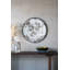 D31.5X0.5 "Miroir rond Theodor avec design industriel et cadre en métal pour la décoration murale