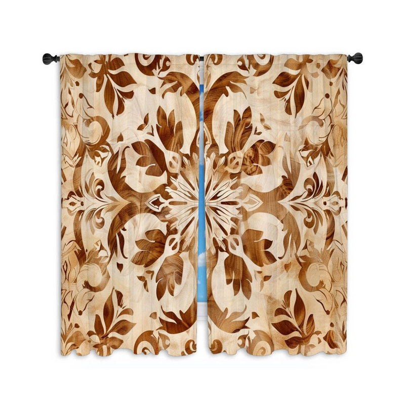 Paire de rideaux obscurcissant en polyester Stipe, L 40 po x L 84 po
