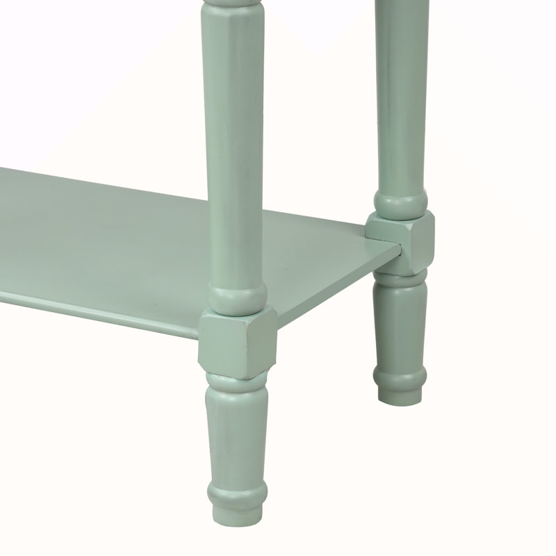 Console étroite, Bleu rétro
