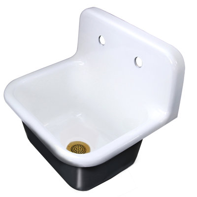 Anchor 22" L x 18" W Wall Mount Laundry Sink