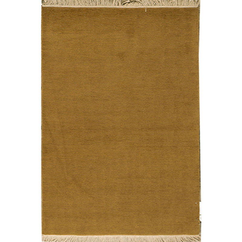 Tapis doré de haute qualité noué à la main