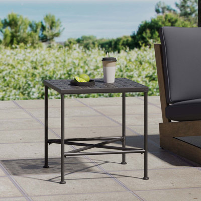 Table d'appoint pratique, idéale pour l'extérieur, balcon