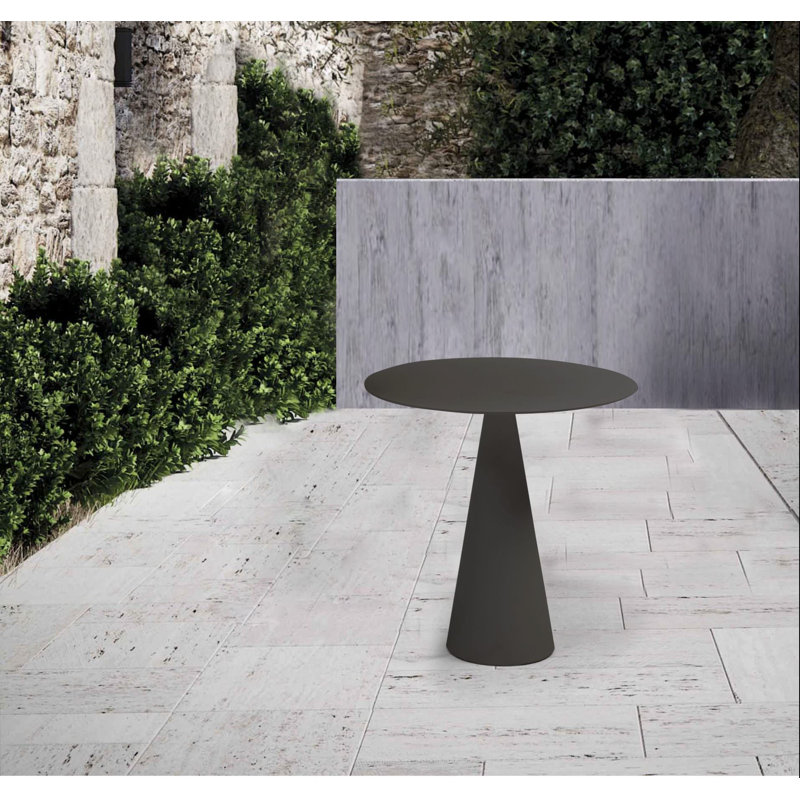Ireland Outdoor Round Side Table, 21" H x 20" W x 20" D