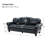 Eugene 81" Traditional Genuine Leather Sofa-2064026867
