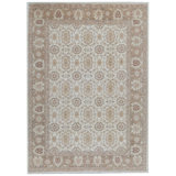 Ziegler Hand-Knotted High-Quality Beige and Ivory Area Rug
