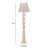 Samba White Cotton Floor Lamp