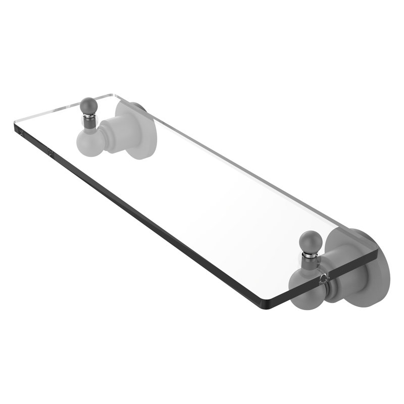Étagère murale lera, l 16 po x H 3 po, Gris mat