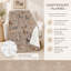 Couverture en flanelle à motif aquarelle avec brins de fleurs sauvages