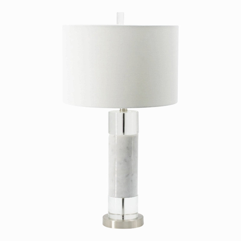 White Marble Table Lamp