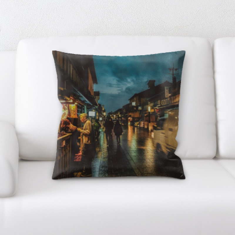 Microsuede Throw Pillow